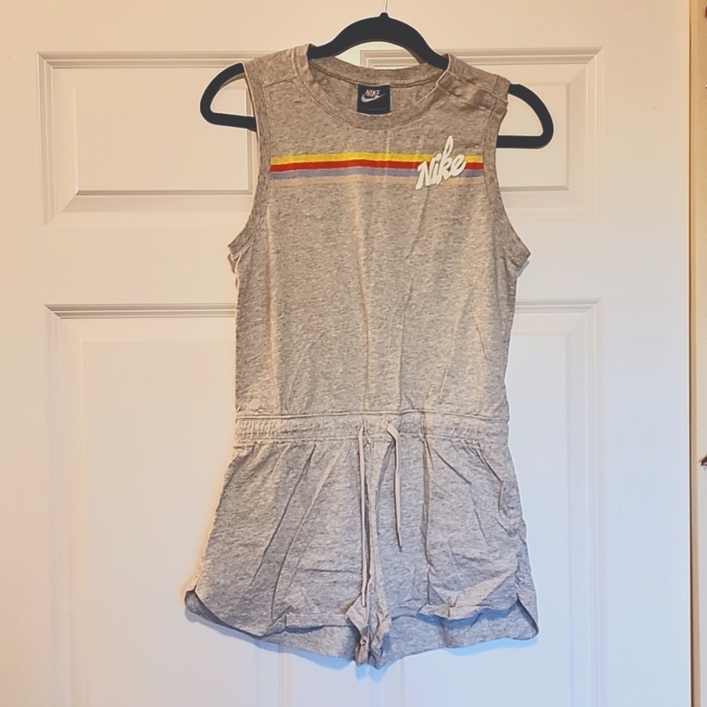 Nike gray sleeveless romper US women's size small